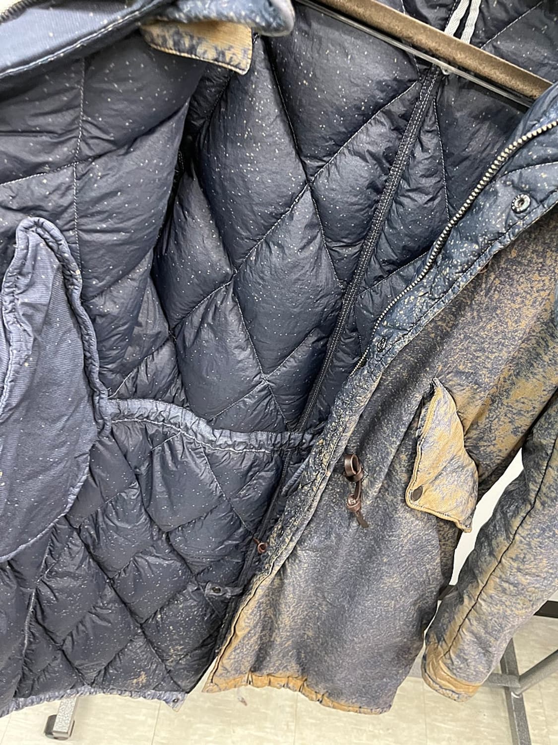 95-100) 그런지존오케스트라 가먼트다잉 야상패딩  상품이미지8