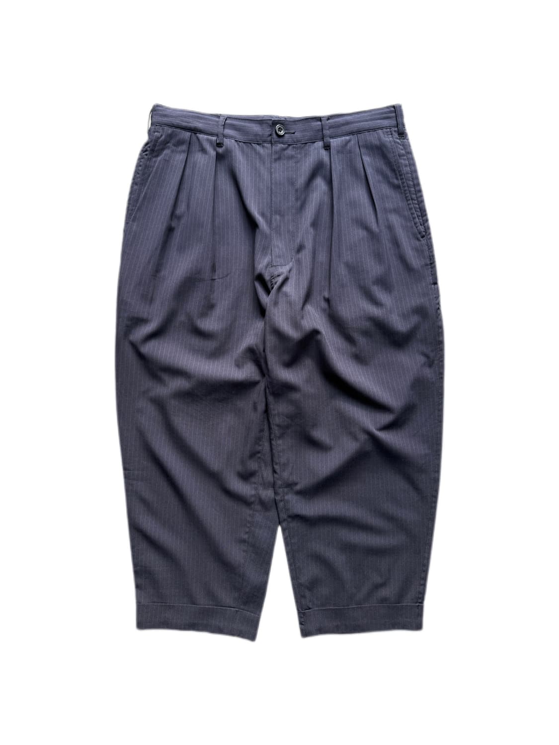 빔즈 ssz 스트라이프 투 턱 와이팬츠 M(-35in) 상품이미지1