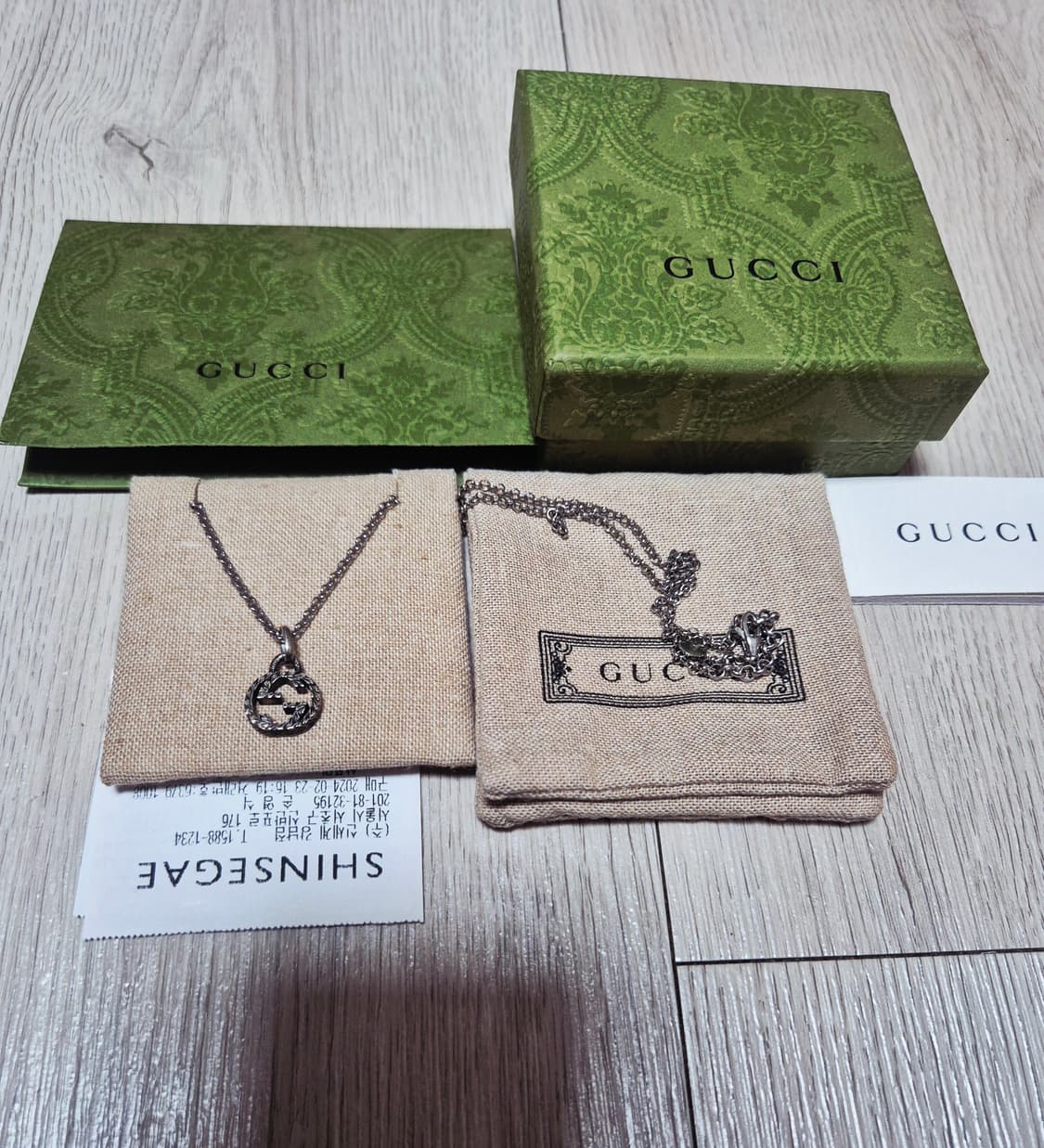 (상태 최상급) 구찌 인터로킹 목걸이 상품이미지1