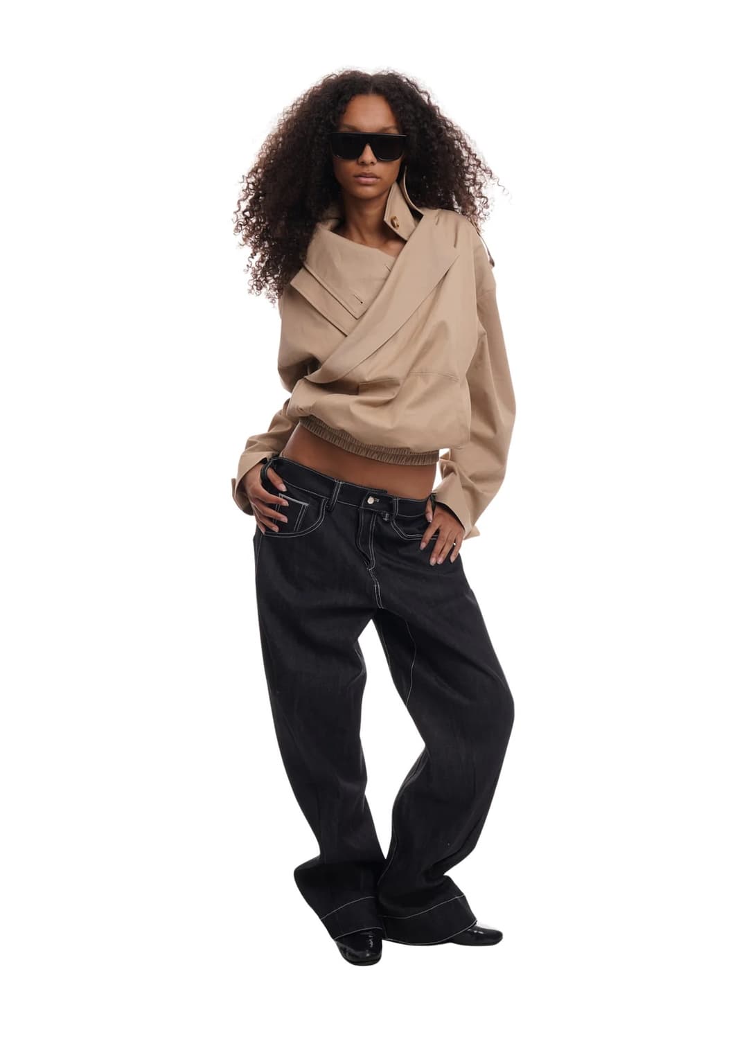 NiiHAi 니하이 로우 웨이스트 진 인디고 상품이미지3