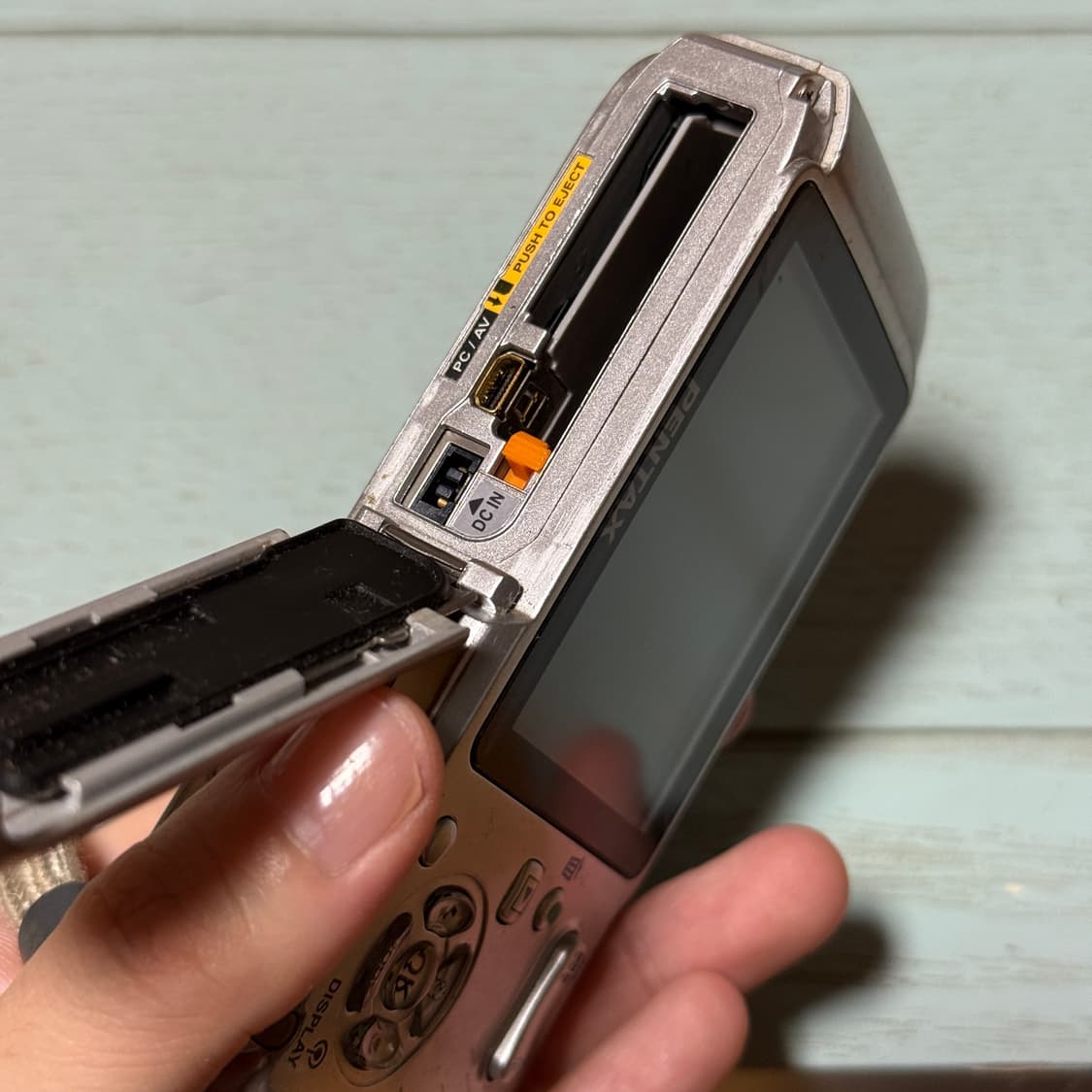 디카 정크 Pentax Optio W10 펜탁스디카 실버디카 빈티지 상품이미지9