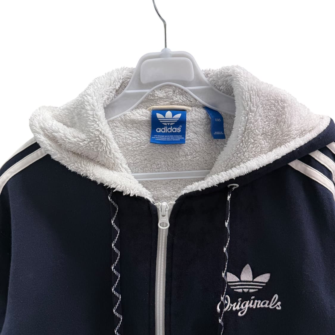 [M] 아디다스 네이비 후드집업 상품이미지5