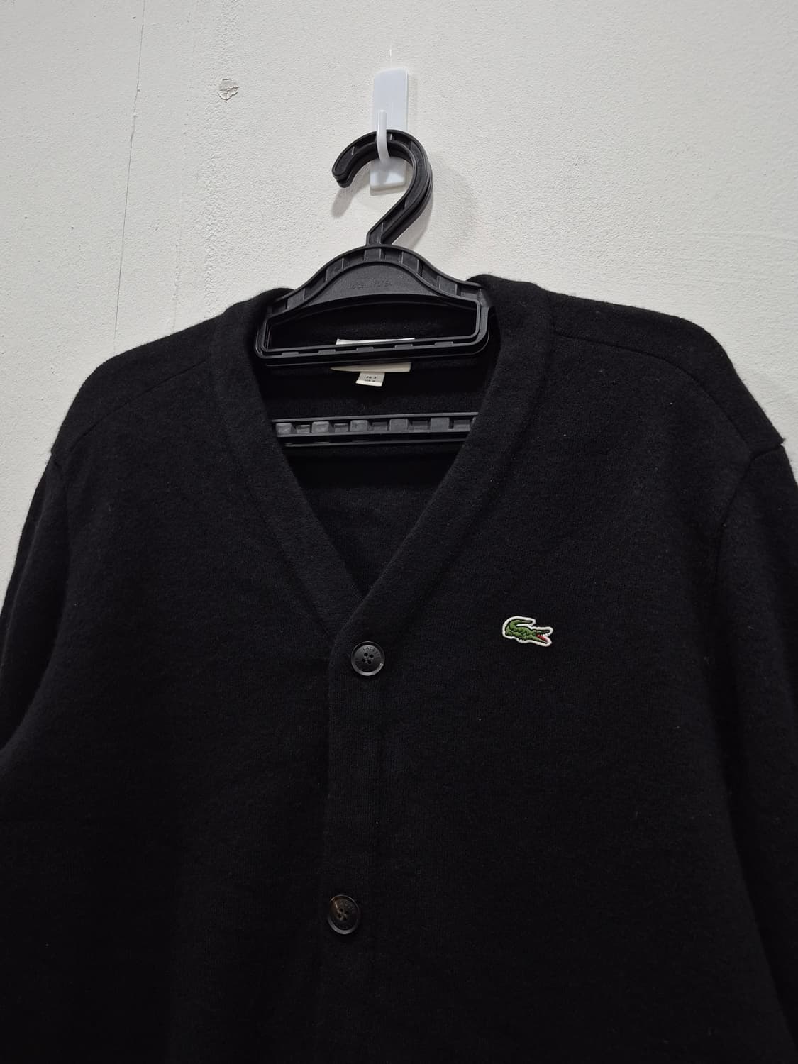 라코스테 모 100% 블랙 가디건 여성 95사이즈 상품이미지2