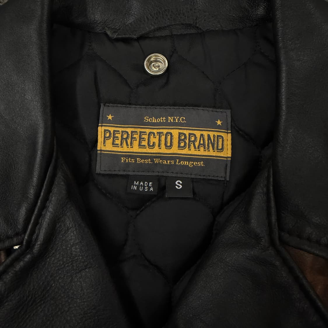 [ 정품/S ] schott 빈티지 모터사이클 라이더 가죽 자켓 상품이미지5