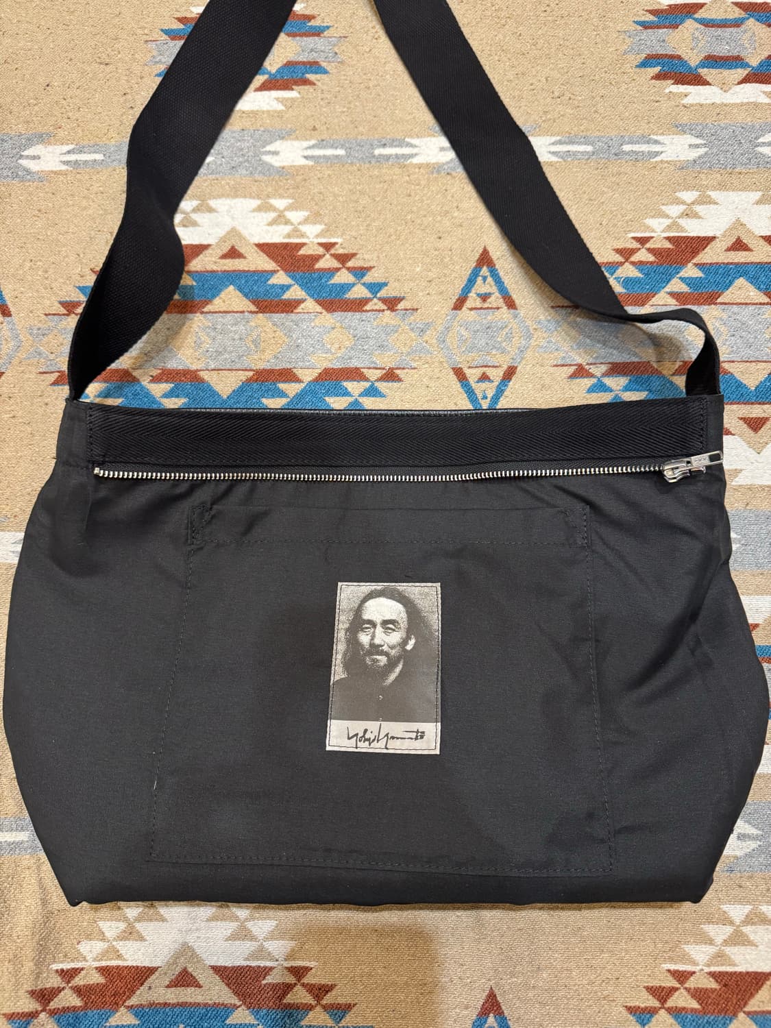 [OS] 요지 야마모토 아오야마 카우레더 숄더백 상품이미지7