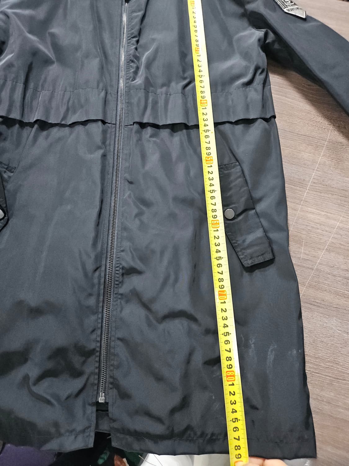 B.마코위스키 루즈핏 바람막이 롱 자켓 85 상품이미지8