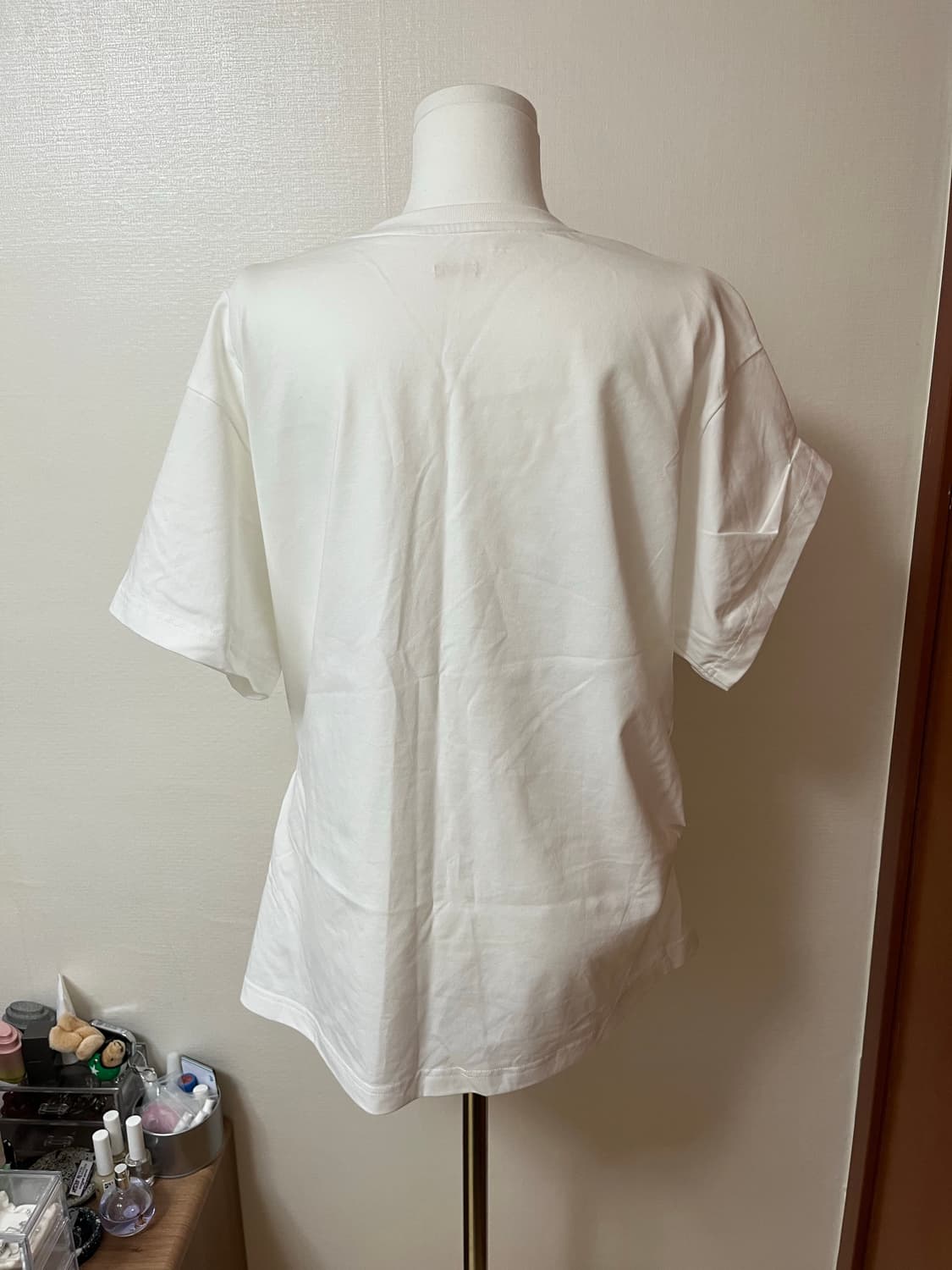 Rabbit Ruched Top / WHITE 상품이미지3