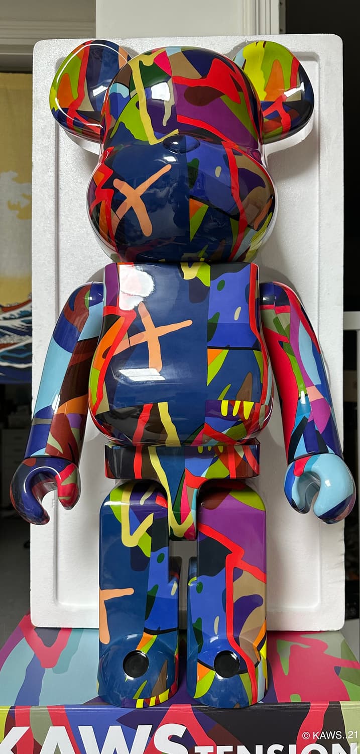 베어브릭 카우스 텐션 be@rbrick KAWS tension 1000% 상품이미지1