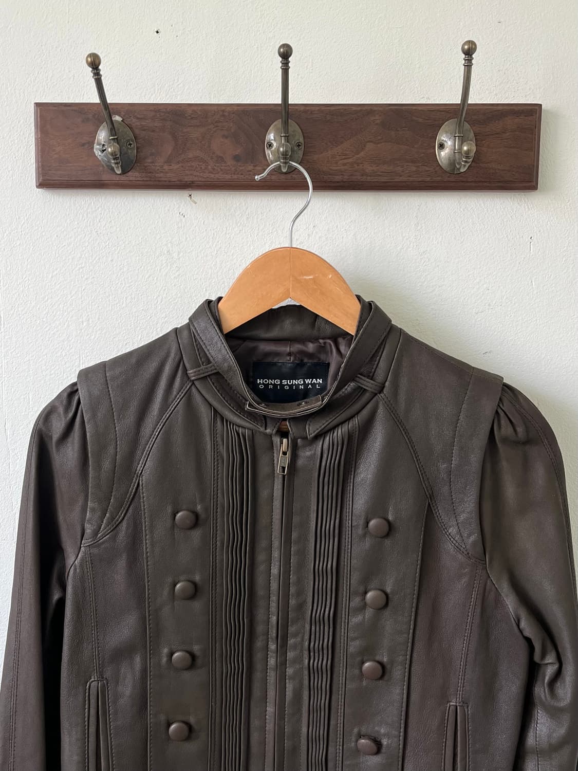 HONG SUNG WAN 나폴레옹 레더자켓 상품이미지2