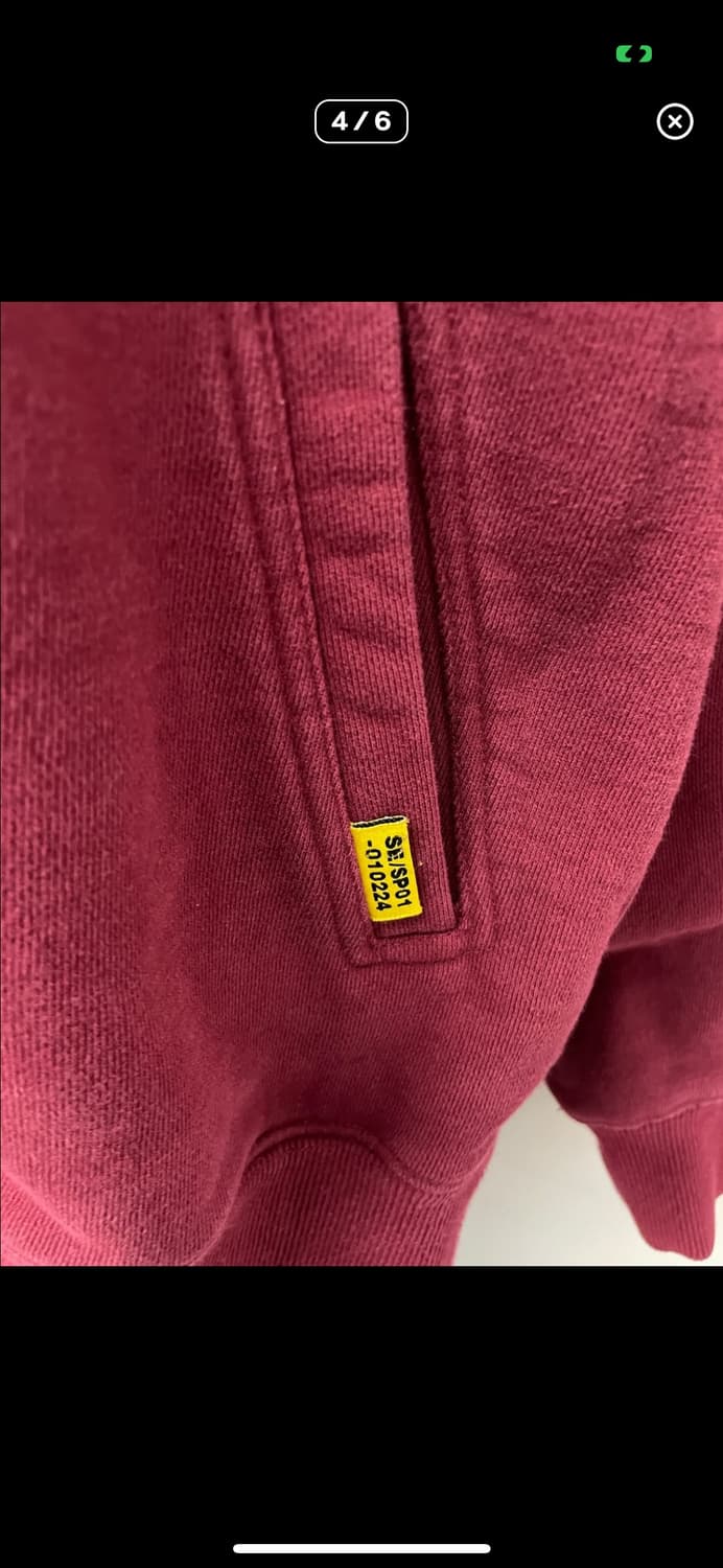 디스이즈네버댓 버건디 후드티 A3424 상품이미지4