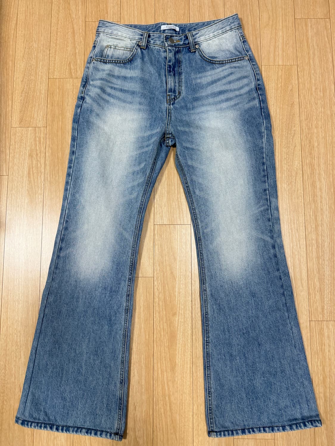 Noster 연청 워싱 플레어 부츠컷진 s 29-30 상품이미지2