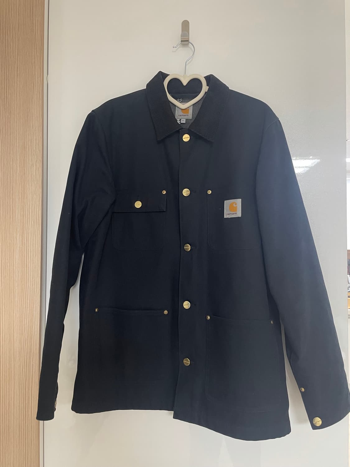 칼하트 wip 미시건 코트 블랙/블랙 린스드 상품이미지1