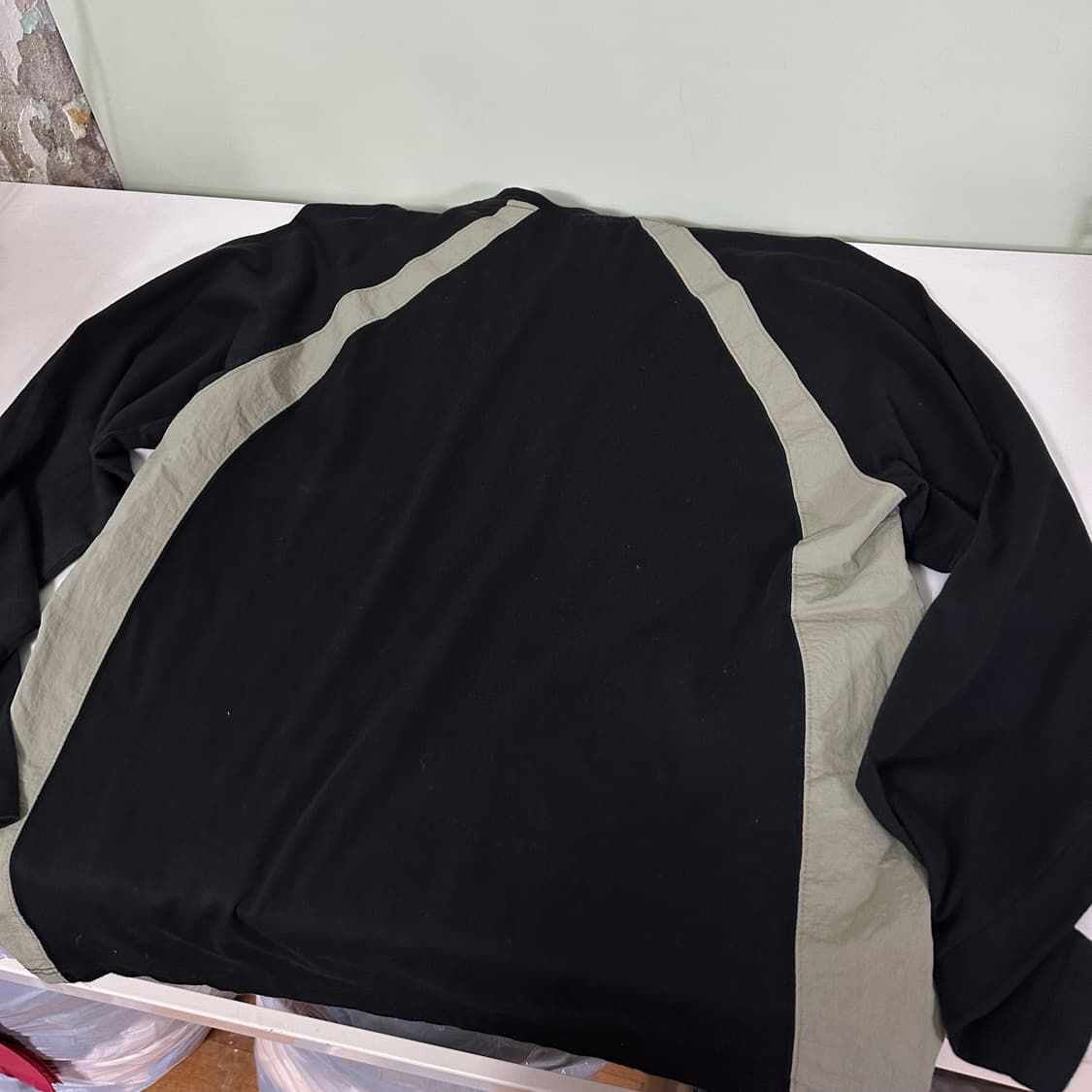 L CPG스튜디오 블랙 나그랑 나일론배색 긴팔슬리브 상품이미지5