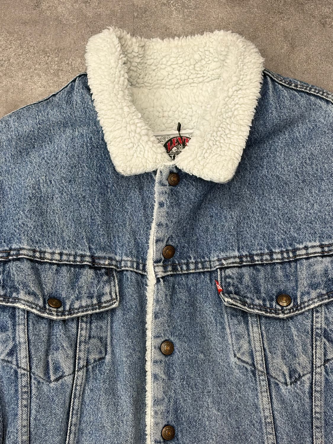 90s 리바이스 쉐르파 트러커 자켓 상품이미지4