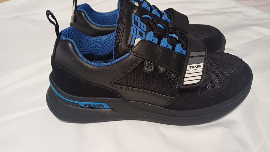 [새제품]265 프라다 운동화 스니커즈 신발 블랙 러너  상품이미지6