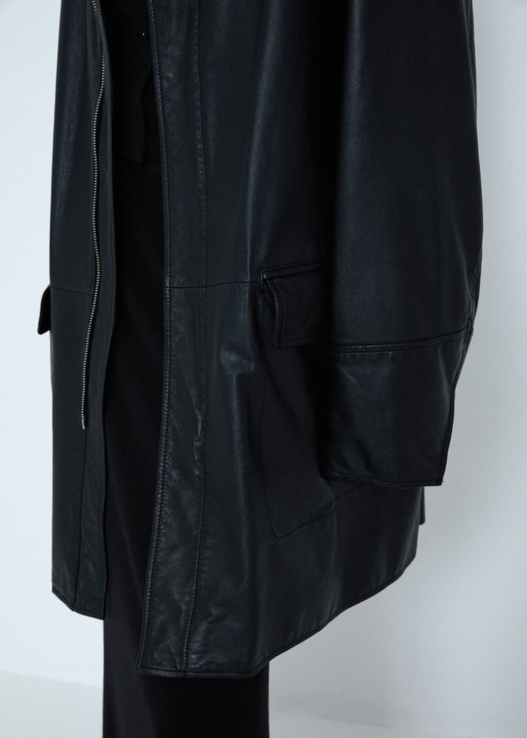 Innir 이니어 254 OIL WASHED LAMBSKIN COAT 상품이미지4