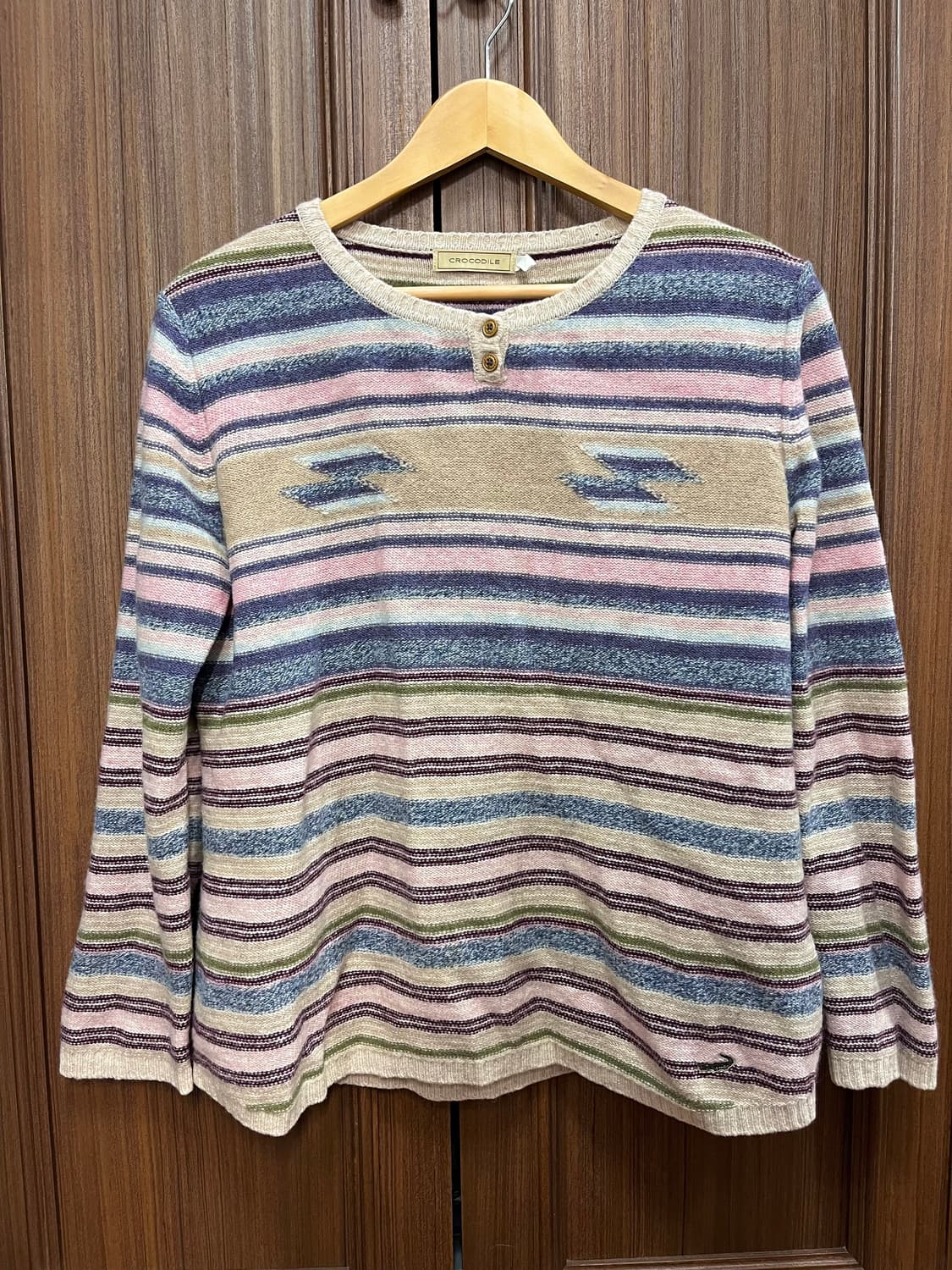 빈티지 스트라이프 캔디 니트 상품이미지1