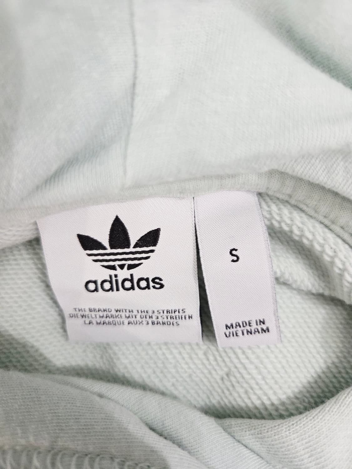 아디다스 오리지널스 3-스트라이프 크롭 후드티 상품이미지7