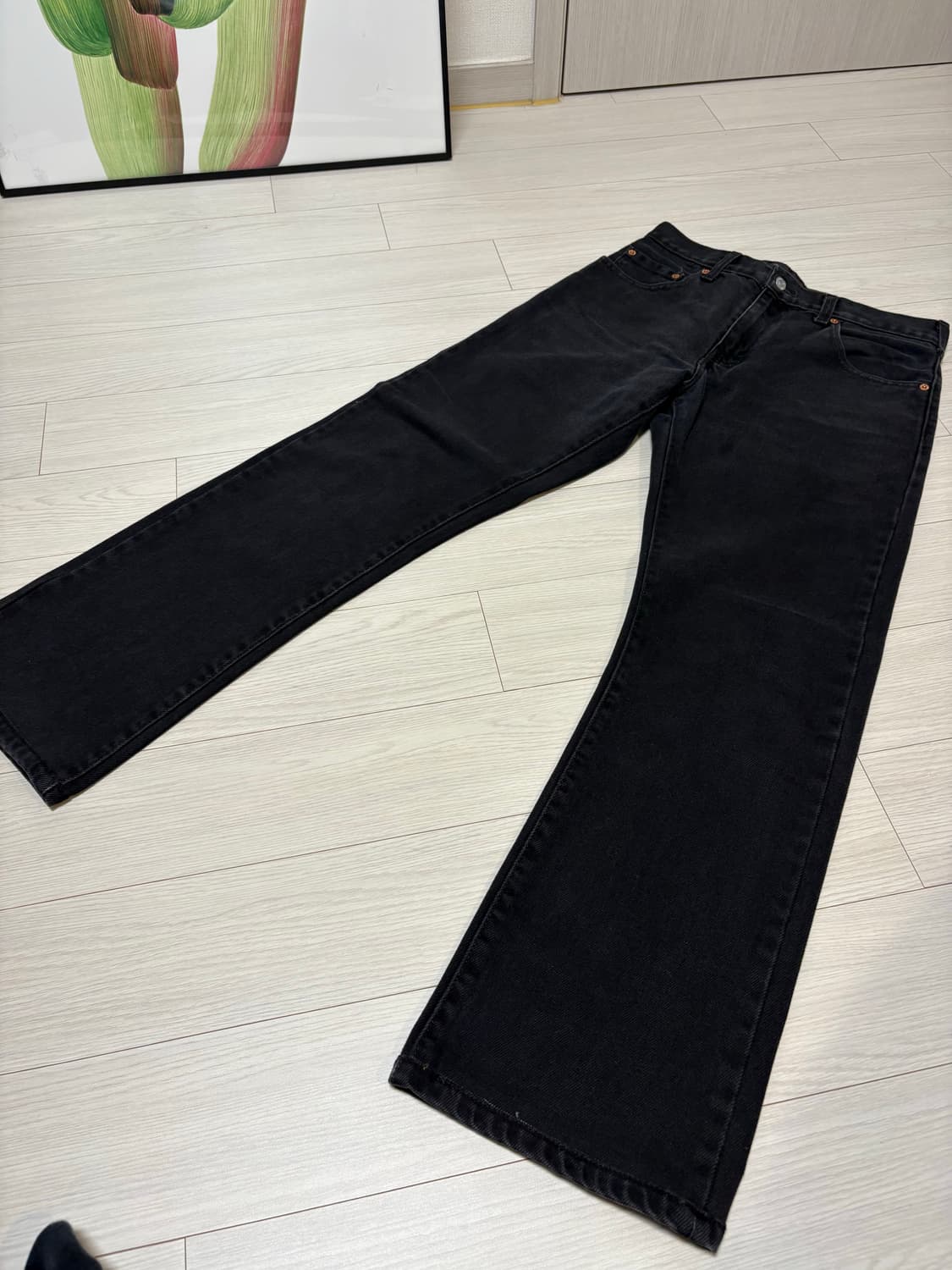 Levis 리바이스 517 부츠컷 데님 흑청 상품이미지3