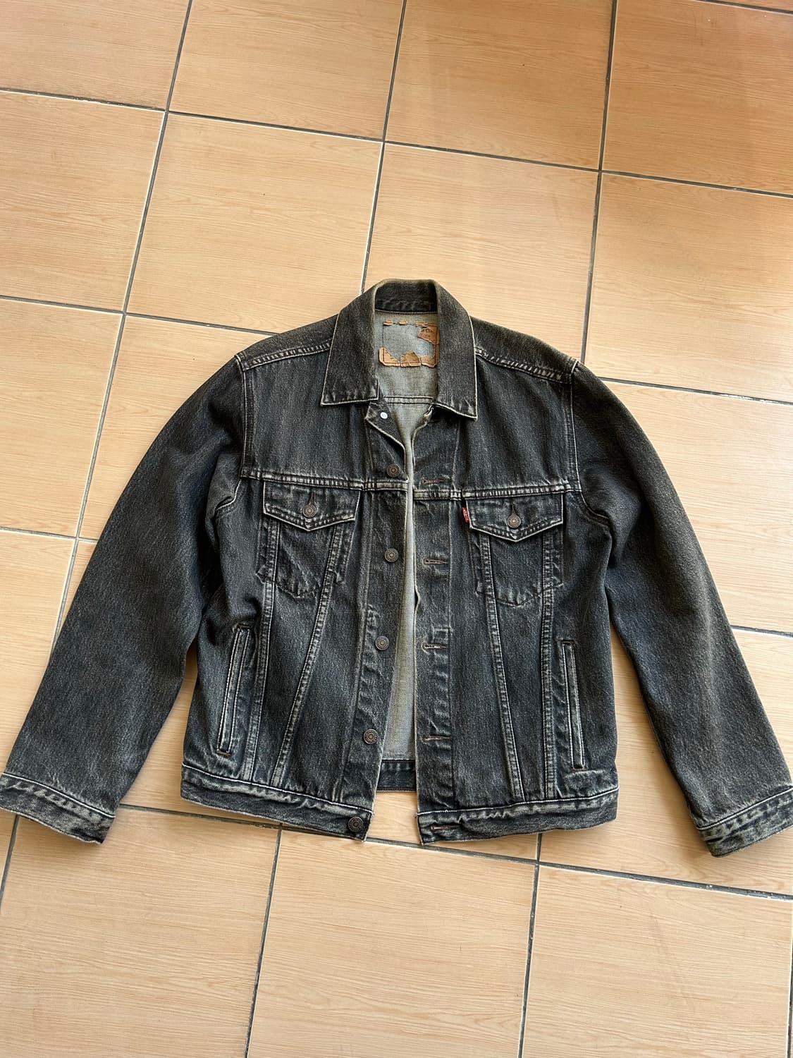 90‘s 리바이스3rd 블랙 트러커 상품이미지1