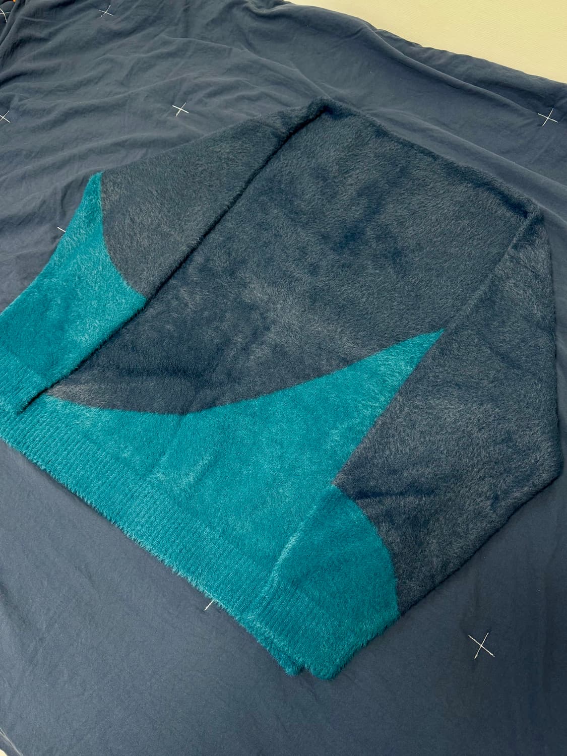 허프 머지드 블루 나이트 가디건 상품이미지5