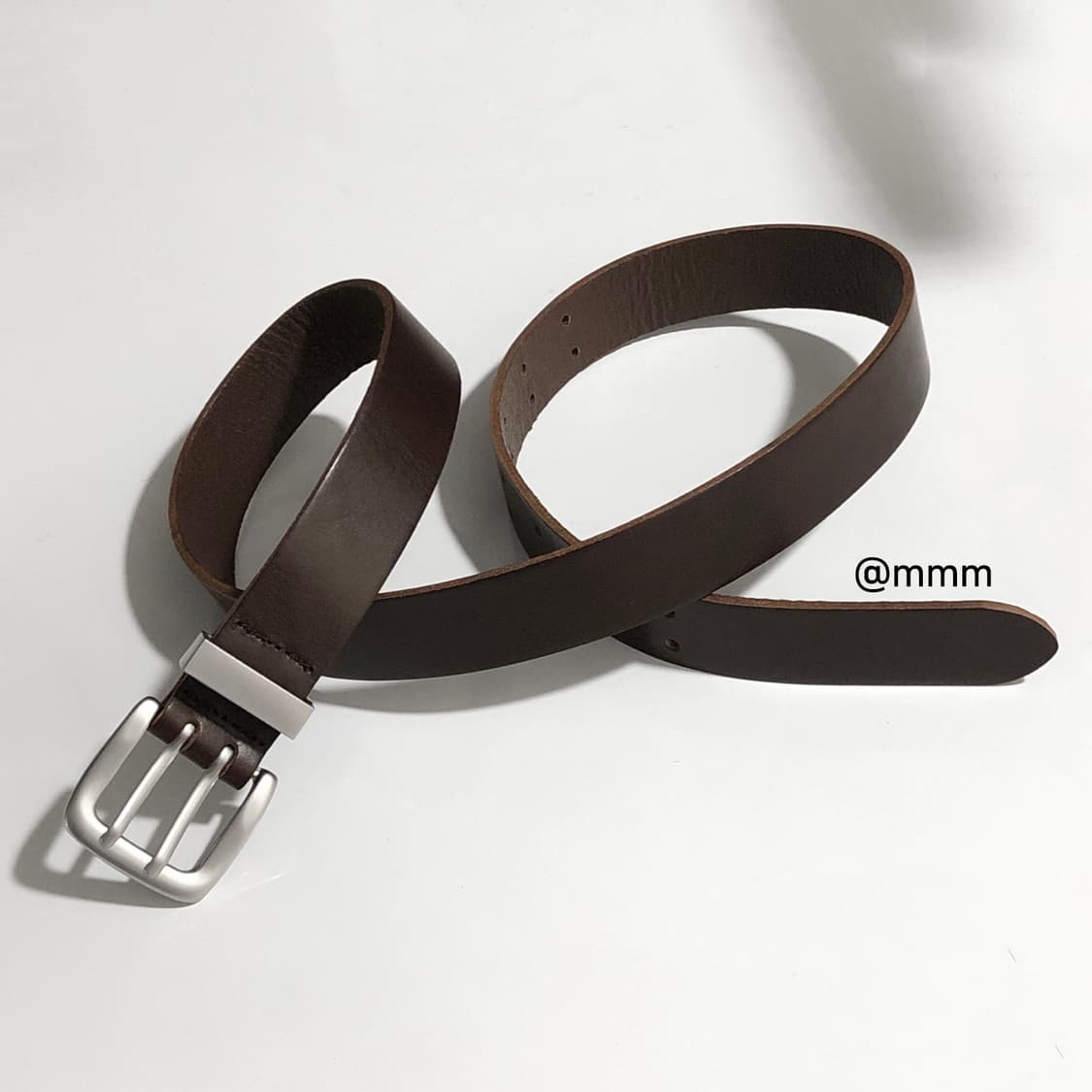 [Unisex]Doubel hole leather belt 상품이미지6