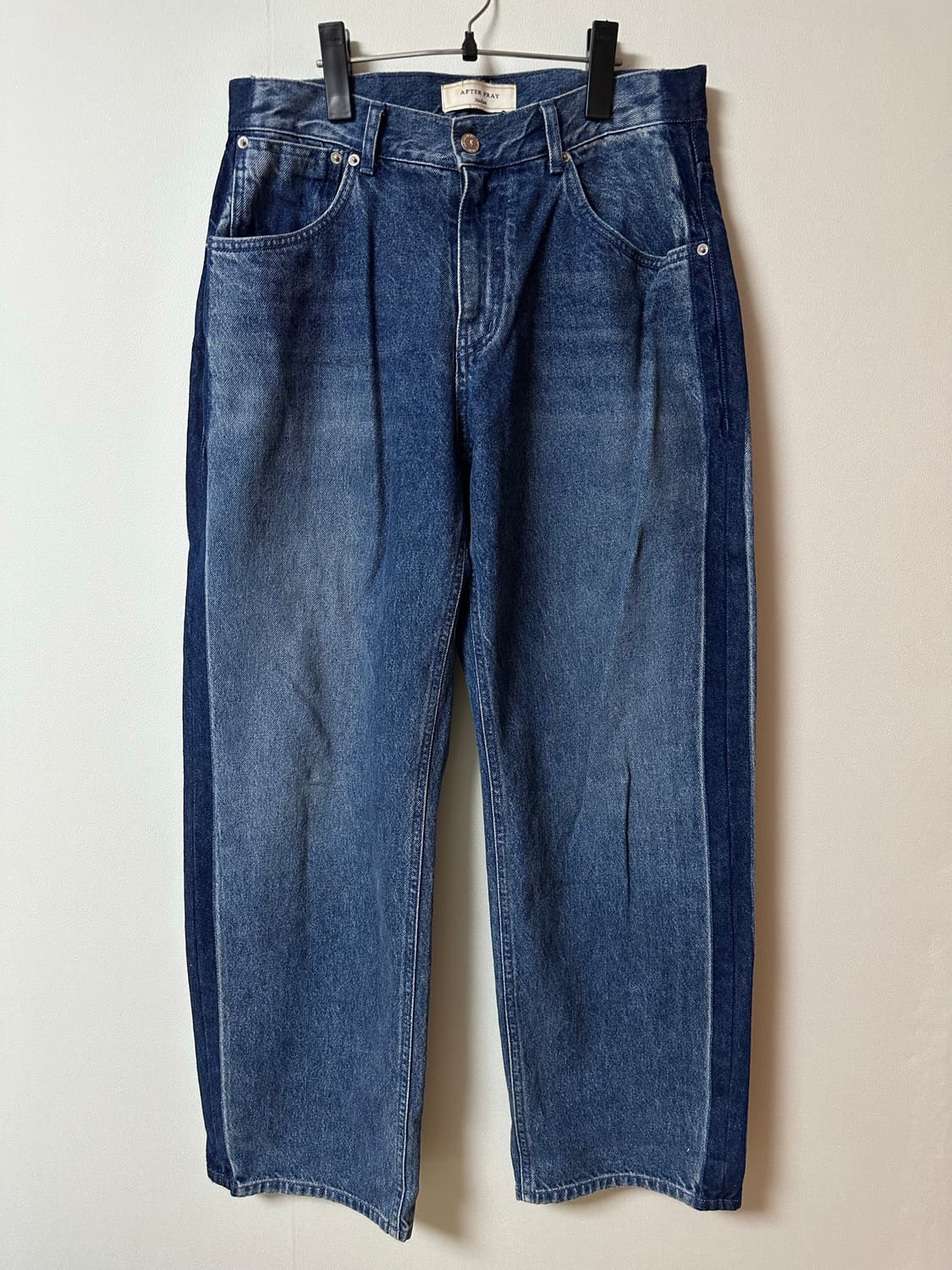 [M] 애프터프레이 트랙 데님 팬츠 상품이미지1