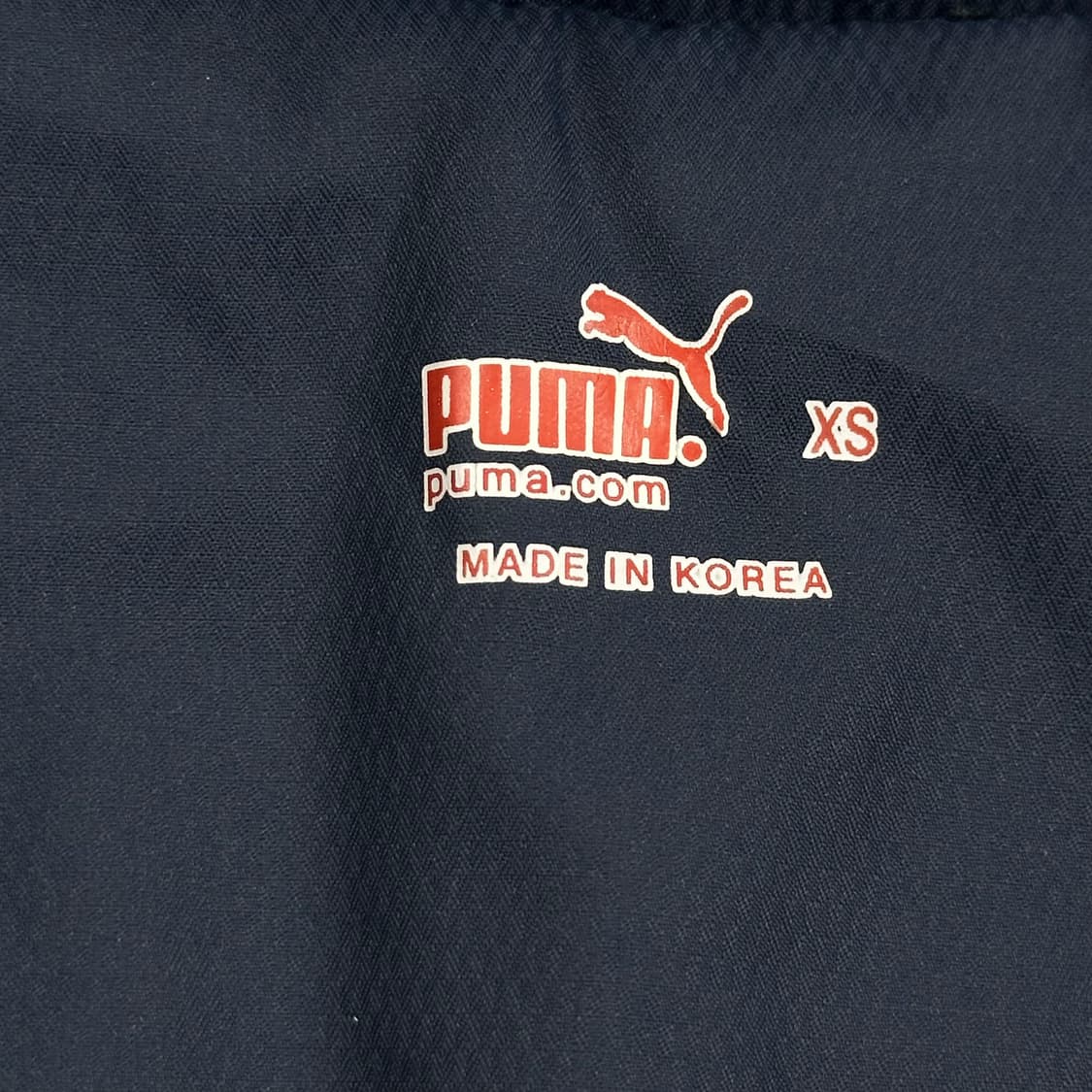 푸마 시그니처 로고 네이비 바람막이 자켓 (XS 여성추천) 상품이미지6