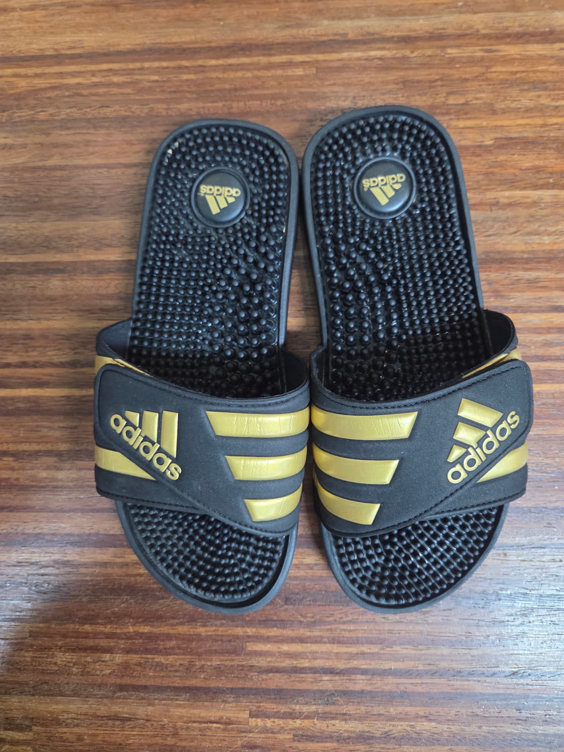 아디다스 아디사지 골드 벨크로 지압 슬리퍼 265 상품이미지2