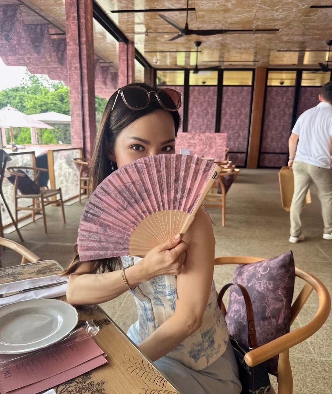 디올뷰티 리비에라 부채 핑크 디올 기프트 상품이미지1