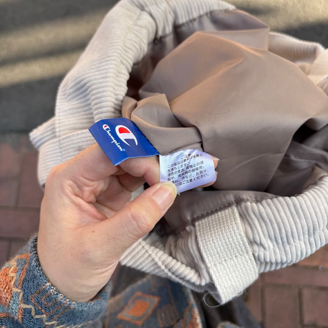 Champion 챔피온 코듀로이 토트백 가방 상품이미지6