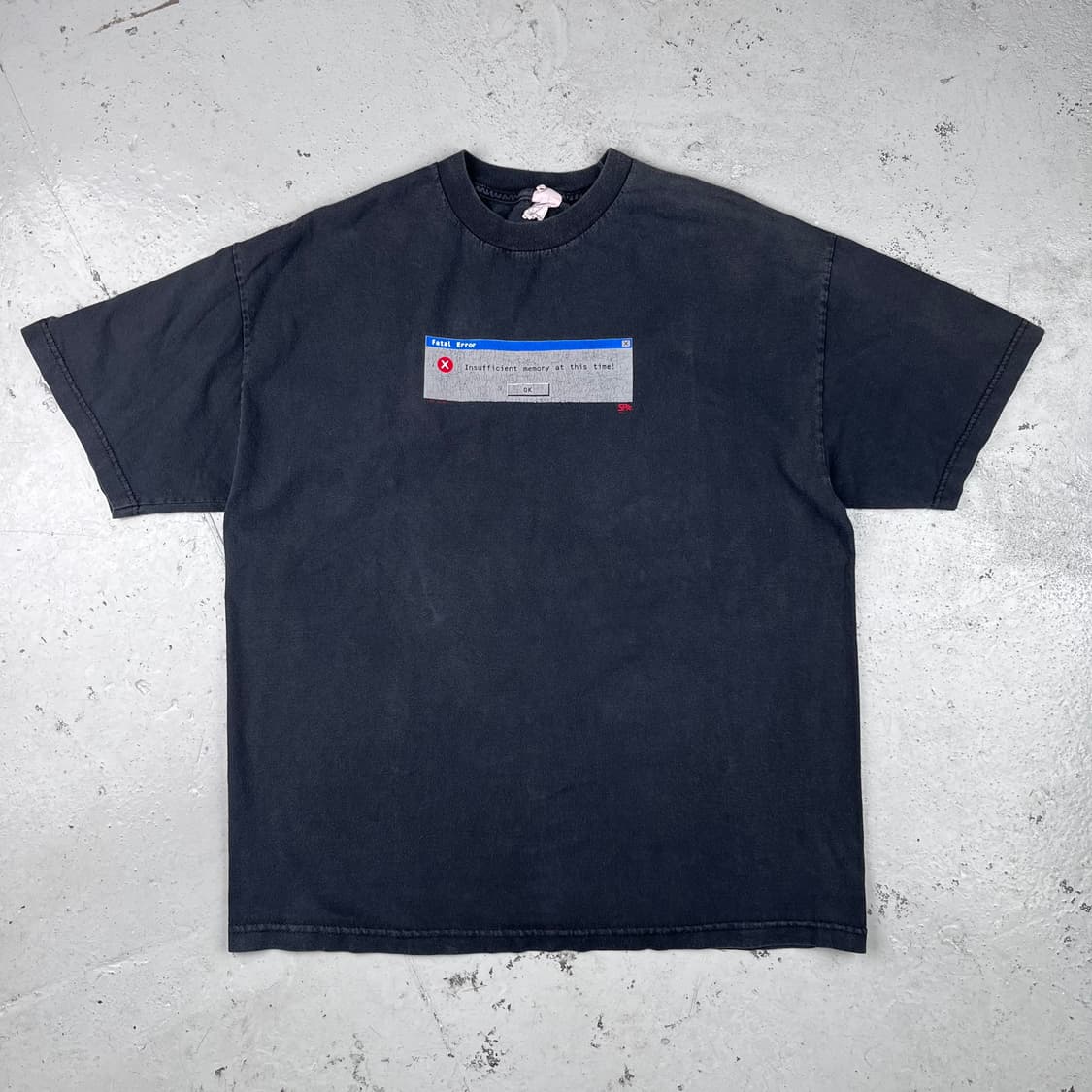 빈티지 마이크로소프트 fatal Error 팝업창 반팔티 상품이미지1