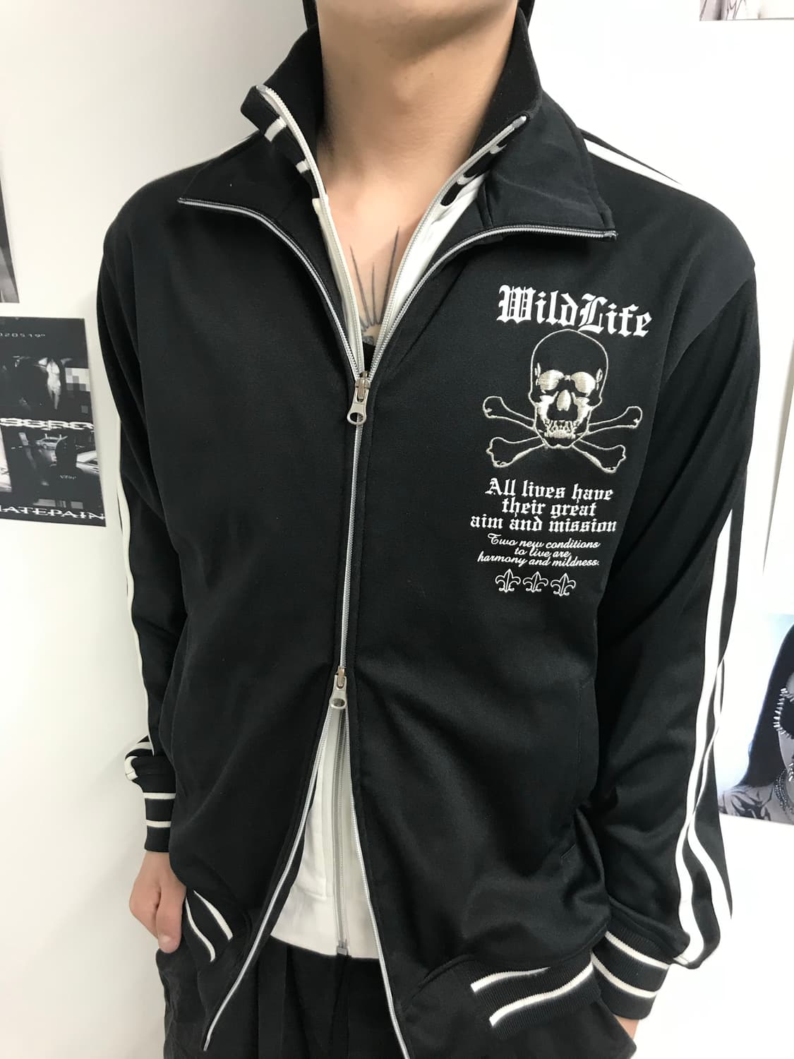00s punk layered twoway jersey 상품이미지4