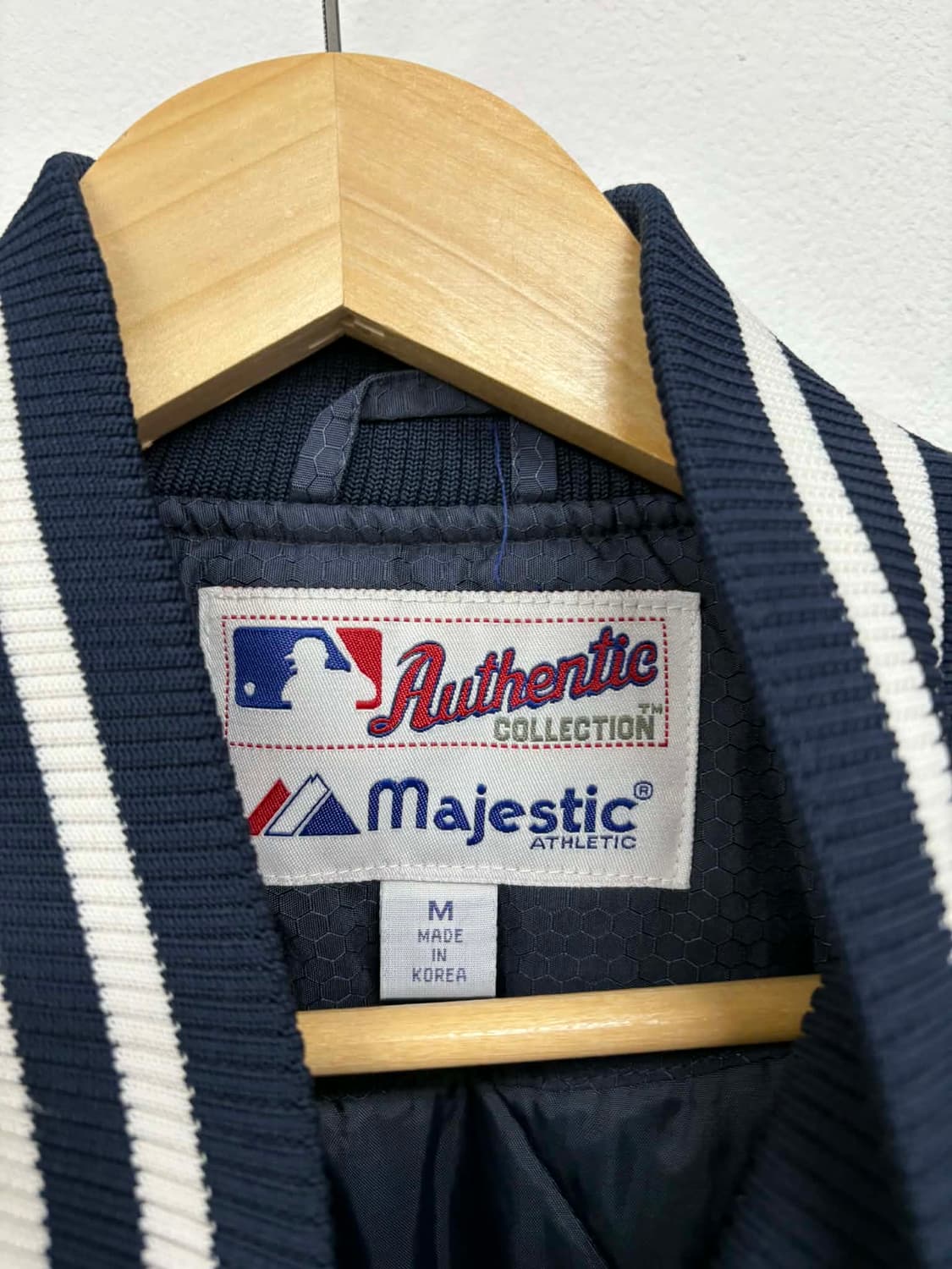 [M] 90s 마제스틱 뉴욕 양키스 바시티 자켓 상품이미지3