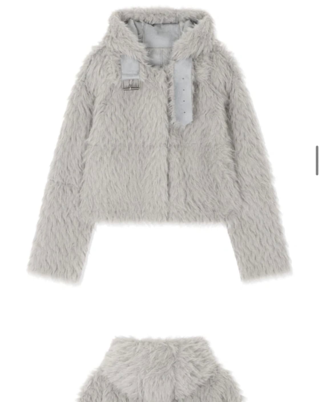 [새상품] 어글리쉐도우 리버시블 시어링 자켓 블루 상품이미지2