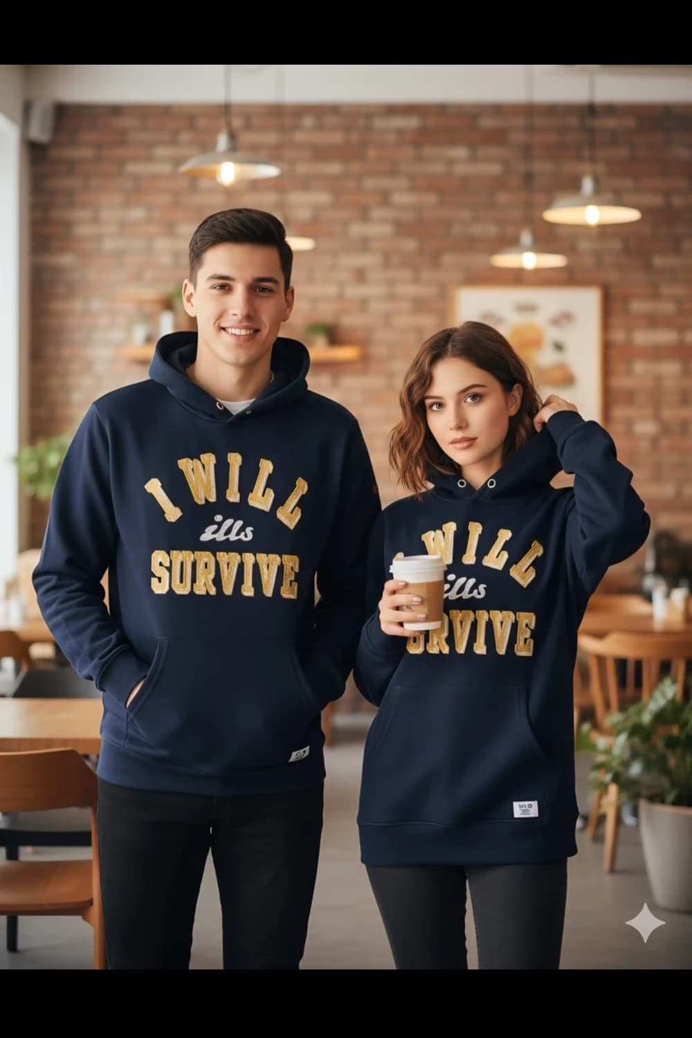 일즈 ILL'S 네이비 후드티 L 상품이미지2