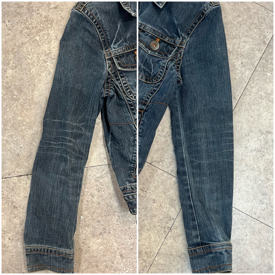 빈티지 언더우드 포켓 데님 자켓 L #csz2640 상품이미지6