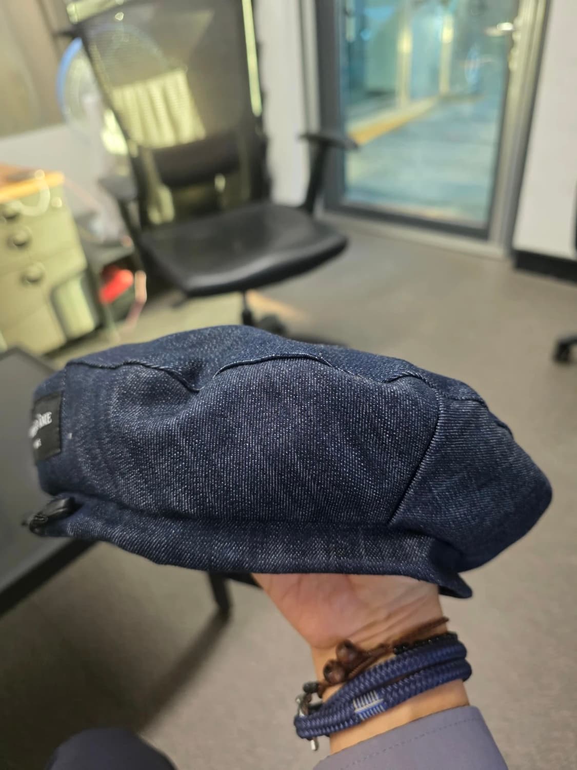 포에지담 데님 베렛 베레모 인디고 상품이미지4