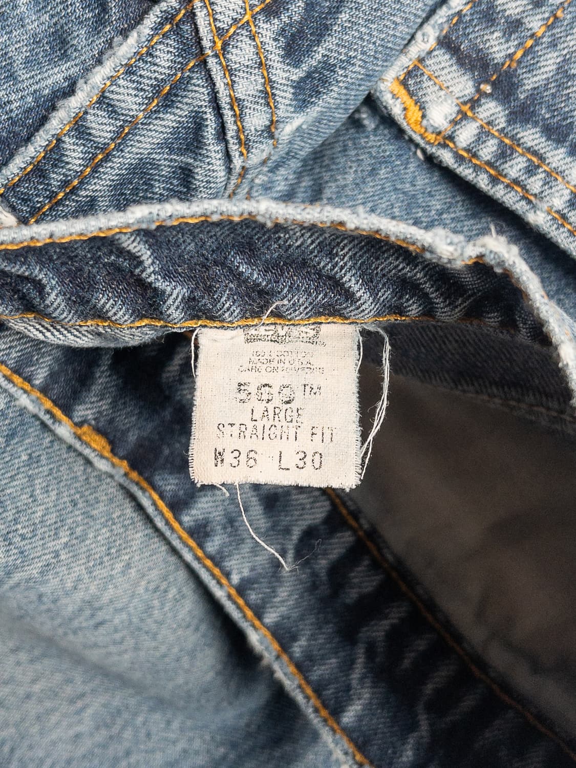 90s Levi’s 569 Large Straight Fit USA 상품이미지7