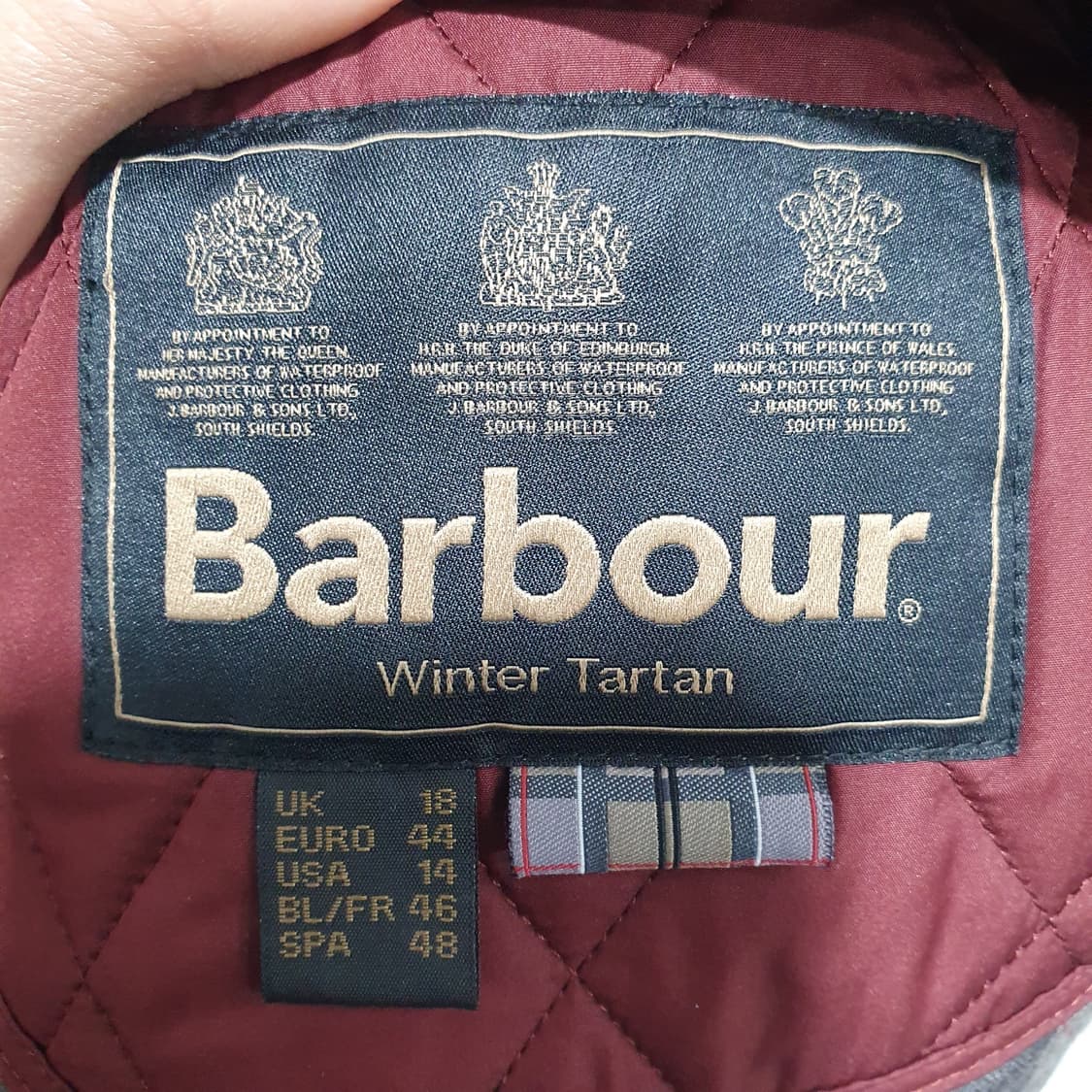 바버 워크 퀄팅자켓 상품이미지5