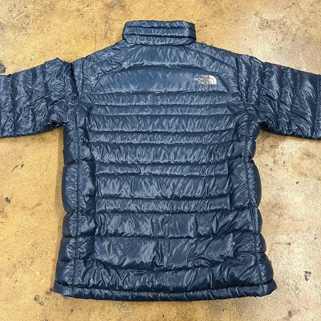 [정품/90] 노스페이스 패딩 네이비 800 b19 상품이미지4