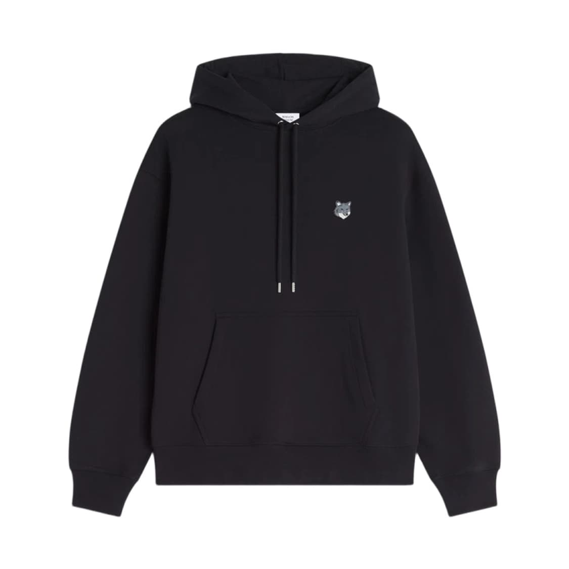 메종키츠네 그레이폭스 후드티 블랙/그레이 새상품 상품이미지2