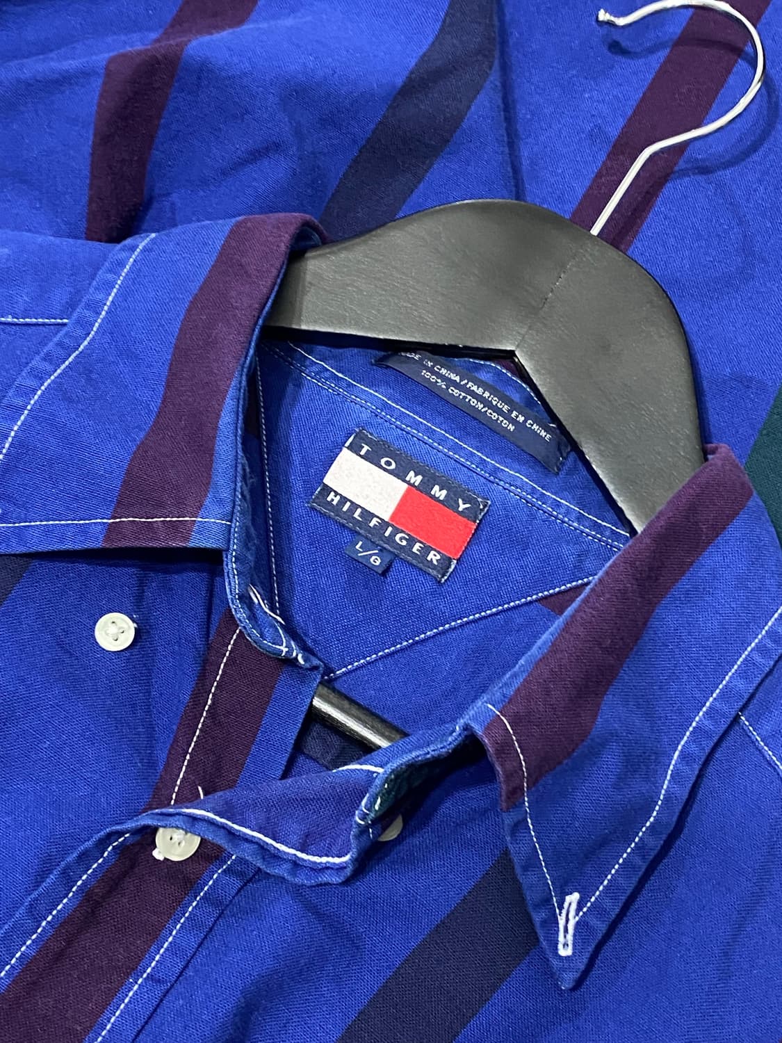 Tommy hilfiger 멀리컬러 스트라이프 프레피 하프 셔츠 상품이미지9