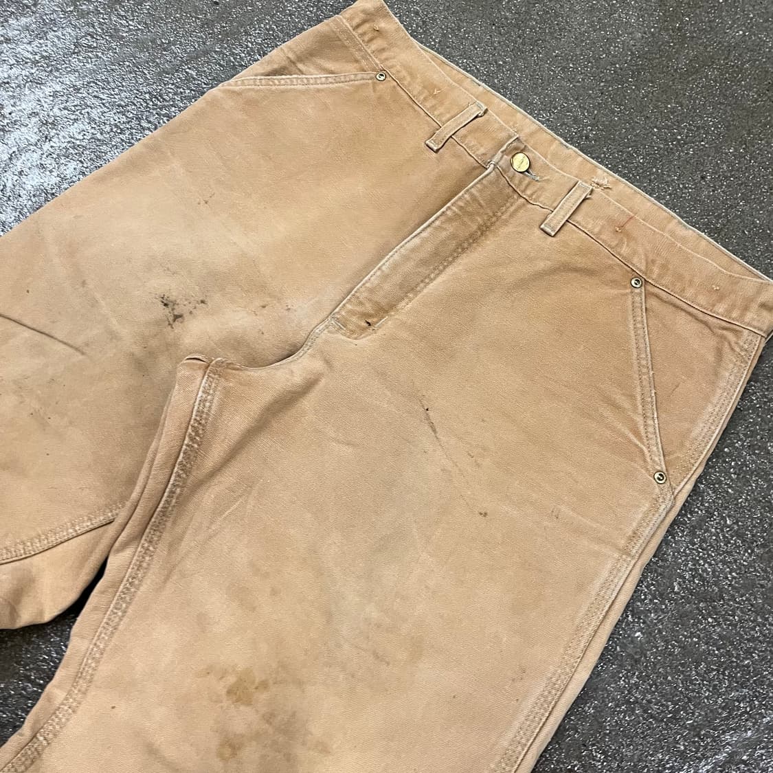 90s Carhartt 퀼팅 카펜터 팬츠 (35“) 상품이미지5