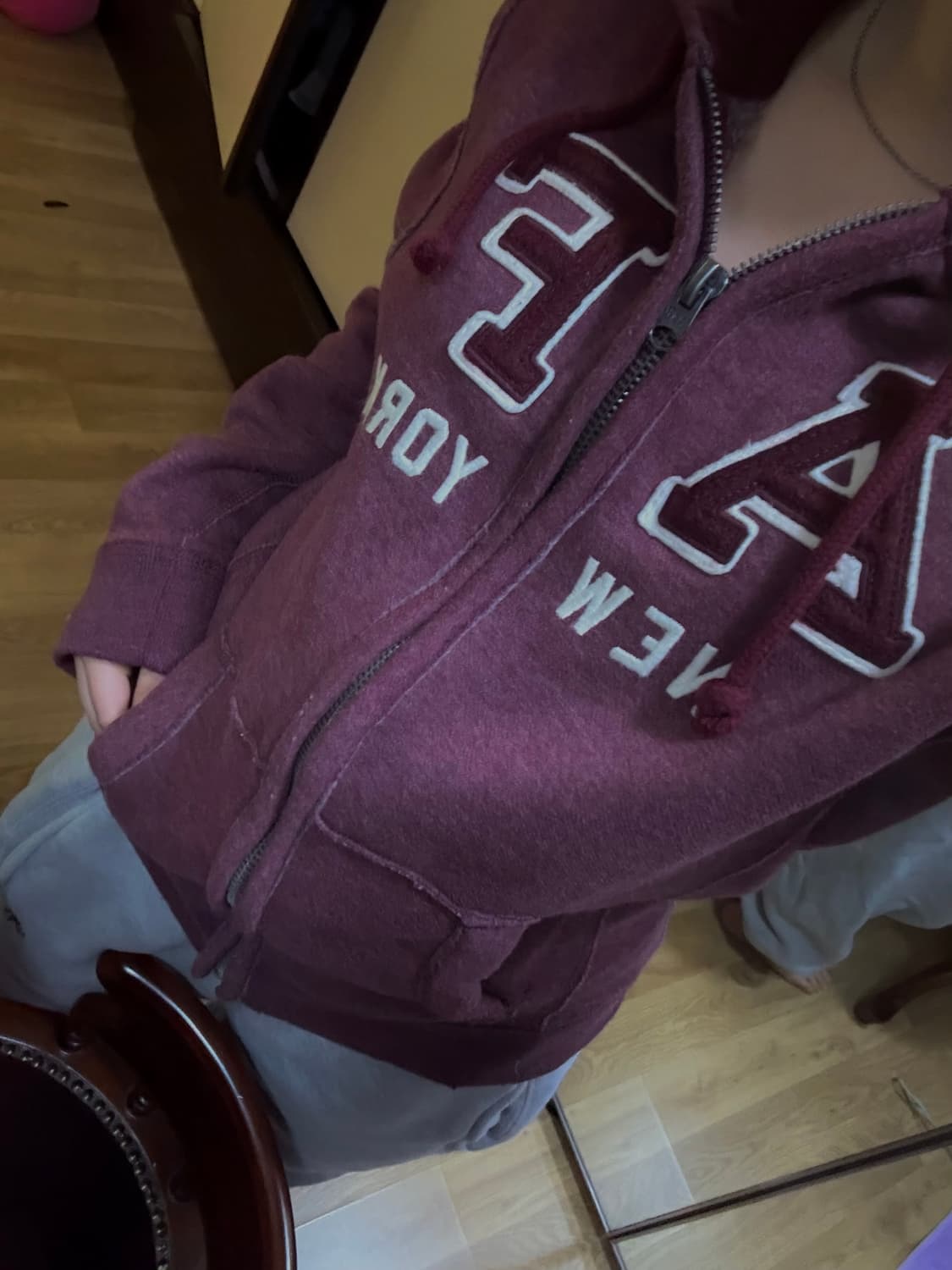 아베크롬비 버건디  상품이미지1