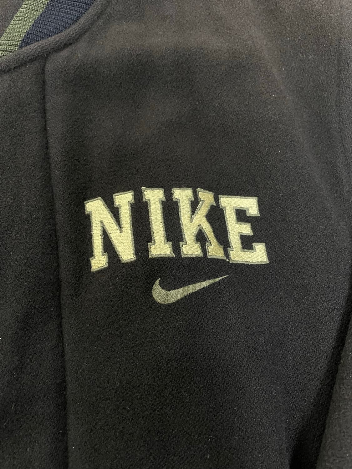 90s 나이키 울 바시티 빅 스우시 자켓 상품이미지3