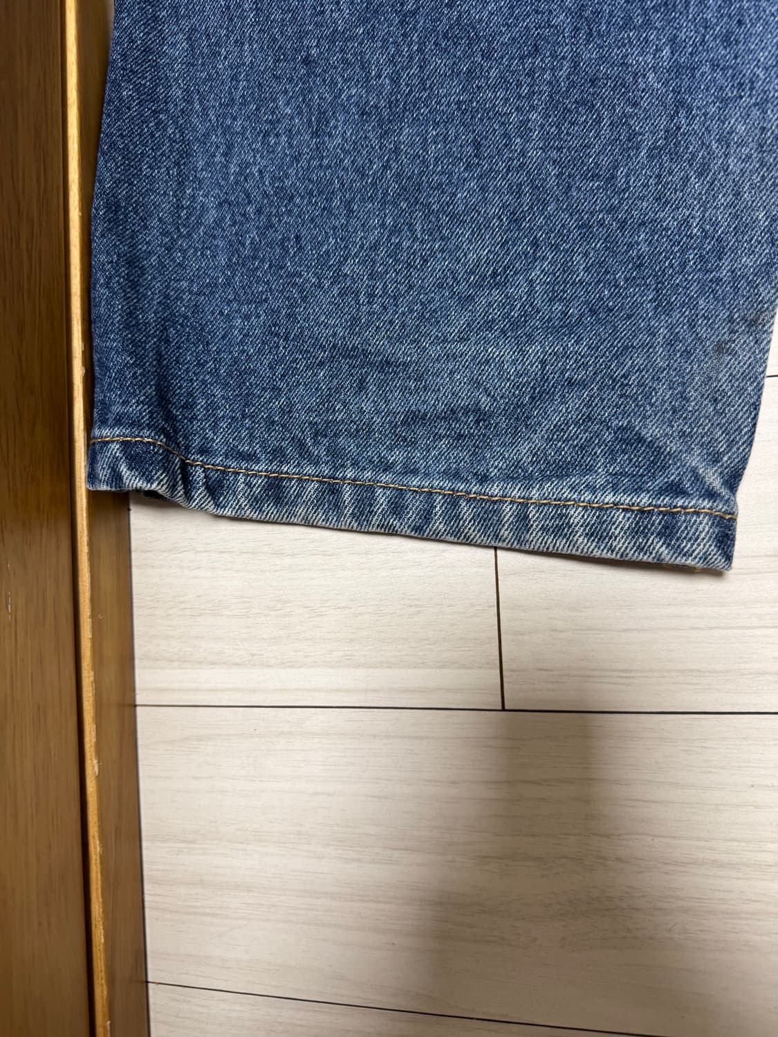 위캔더스 삐에로 데님팬츠 s사이즈 상품이미지6