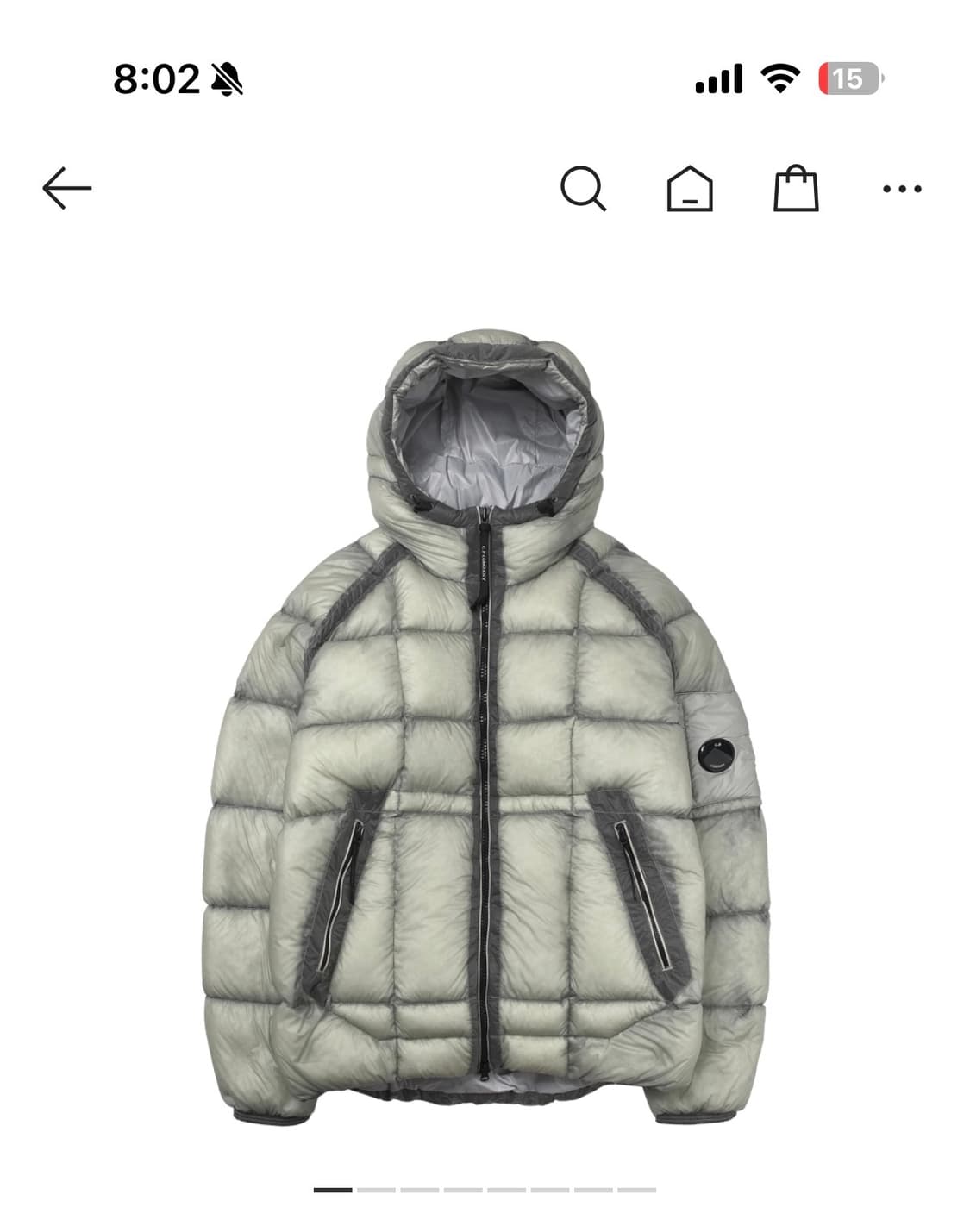 Cp컴퍼니 dd쉘 디디쉘 코리아 코익 패딩 xxl 상품이미지1