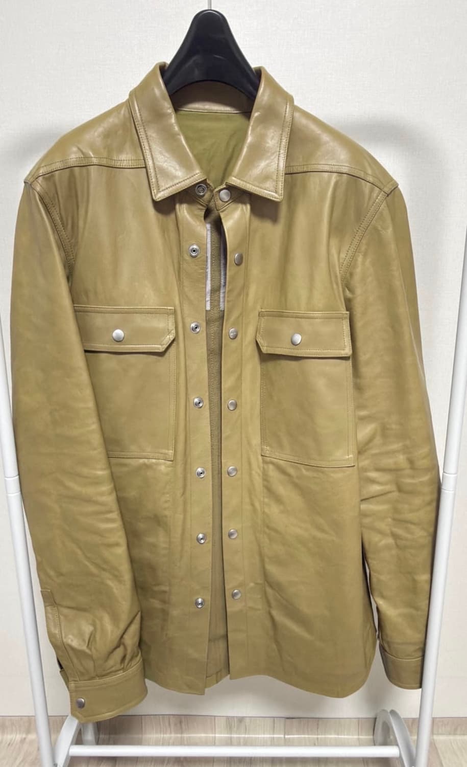 떨이)릭오웬스 레더셔츠 백화점택 상품이미지1