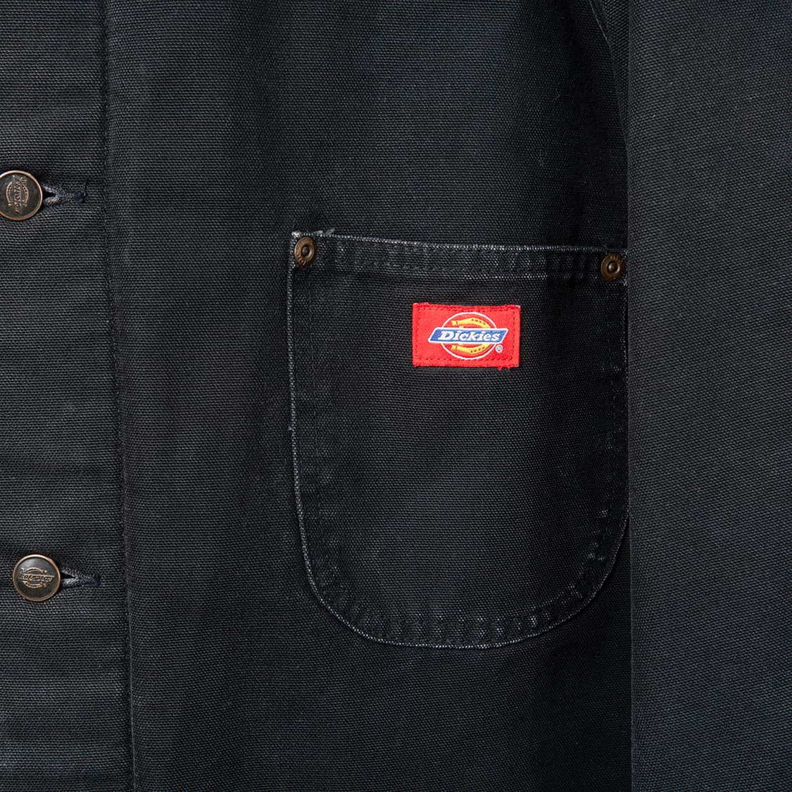 [XL] 90s 디키즈 워크웨어 블랭킷 라이닝 캔버스 쵸어코트 블랙  상품이미지3